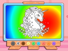 Spil Coloring Book: Glitter Unicorn