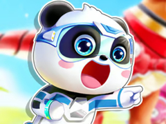 Spil Jigsaw Puzzle: Baby Panda Robot Team