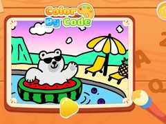 Spil Color By Code: Polar Bear