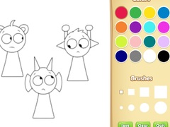 Spil Sprunki Coloring Pages
