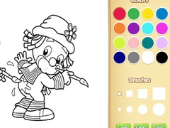 Spil Clown Coloring Book For Adults