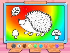 Spil Coloring Book: Hedgehog