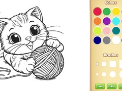 Spil Cat Coloring Book