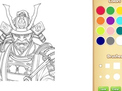 Spil Samurai Coloring Book