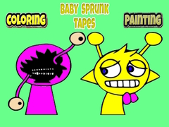 Spil Coloring Baby Sprunk tapes Painting