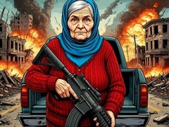 Spil Grandma with machine-gun: Apocalypsis