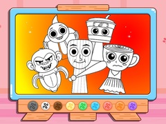 Spil Coloring Book: Sprunki Italian Brainrot Mod