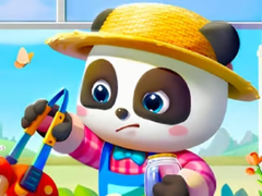 Spil Jigsaw Puzzle: Baby Panda Little Farmer