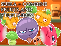 Spil Suika - Combine fruits and vegetables!