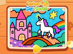 Spil Color By Code: Rainbow Unicorn