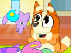 Spil Jigsaw Puzzle: Bluey Toy Claw Machine