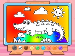 Spil Coloring Book: Crocodile