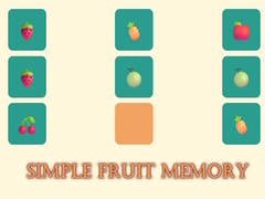 Spil Simple Fruit Memory