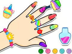 Spil Coloring Book: Nail Art & Bracelet Diy