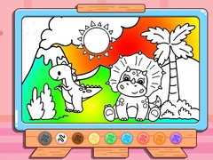 Spil Coloring Book: Jurassic Dinosaurs