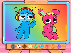 Spil Coloring Book: Sprunki Pinki & Oren
