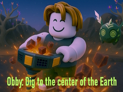 Spil Obby: Dig to the center of the Earth