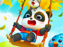 Spil Jigsaw Puzzle: Baby Panda Autumn Picnic Friends