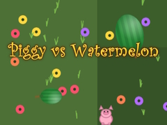 Spil Piggy vs Watermelon