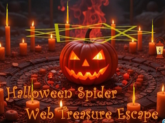 Spil Halloween Spider Web Treasure Escape