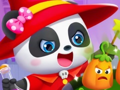 Spil Jigsaw Puzzle: Baby Panda Pumpkin Pot