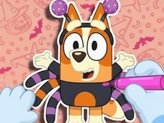 Spil Coloring Book: Halloween Spooky Bingo & Bluey