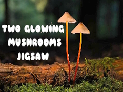 Spil Two Glowing Mushrooms Jigsaw