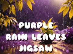 Spil Purple Rain Leaves Jigsaw