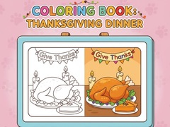 Spil Coloring Book: Thanksgiving Dinner