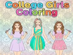 Spil College Girls Coloring