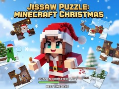 Spil Jigsaw Puzzle: Minecraft Christmas