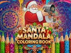 Spil Santa Mandala Coloring Book