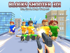 Spil Blocks Shooter 3D! Run, Shoot, Merge Weapons!