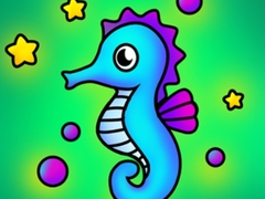 Spil Seahorse Coloring