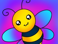 Spil Bee Coloring