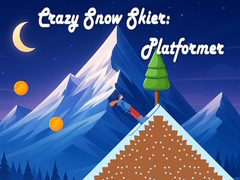 Spil Crazy Snow Skier: Platformer