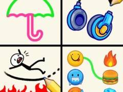 Spil One Line Drawing