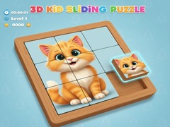 Spil 3D Kid Sliding Puzzle