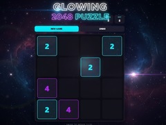 Spil Glowing 2048 Puzzle