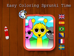 Spil Easy Coloring Sprunki Time