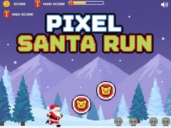 Spil Pixel Santa Run