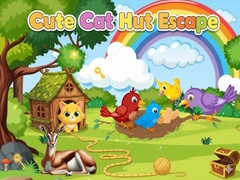 Spil Cute Cat Hut Escape