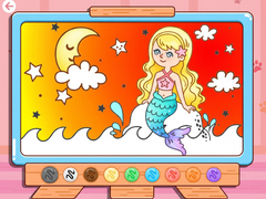 Spil Coloring Book: Moonlight Mermaid