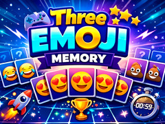 Spil Three Emoji Memory