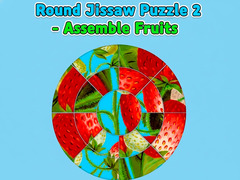 Spil Round jigsaw Puzzle 2 - Assemble Fruits