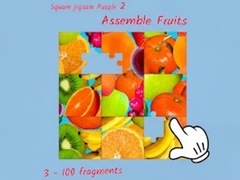 Spil Square jigsaw Puzzle 2 - Assemble Fruits