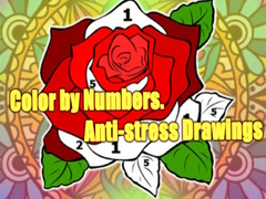 Spil Color by Numbers. Anti-stress Drawings