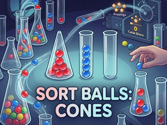 Spil Sort Balls: Cones
