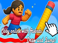 Spil Obby online with friends: Draw and Jump!