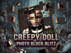 Spil Creepy Doll Photo Block Blitz